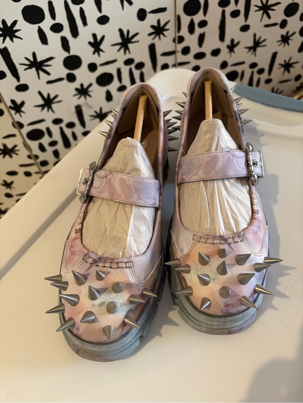 Collina Strada x UGG Multicolor Spike Mary Jane Shoes
